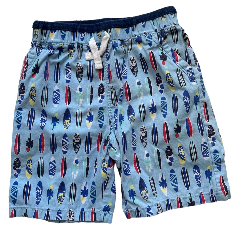 Splendid kid boy shorts bathing suit swim trunks 4t blue surfboards